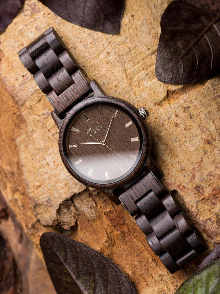 Treed Dusk Wenge wood with wenge wood dial Wooden Watch for men and women