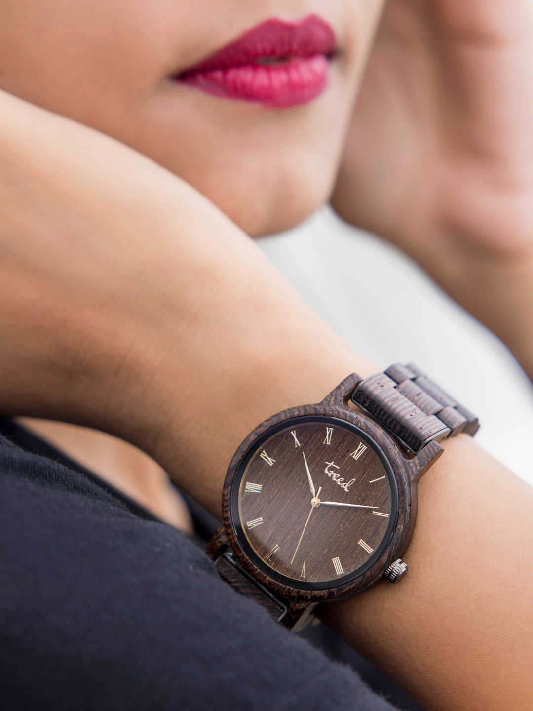 Treed Dusk Wenge wood with wenge wood dial Wooden Watch for men and women