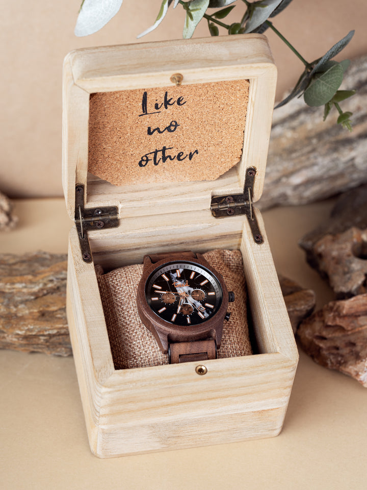 Treed Canopy (Walnut/Black Marble)