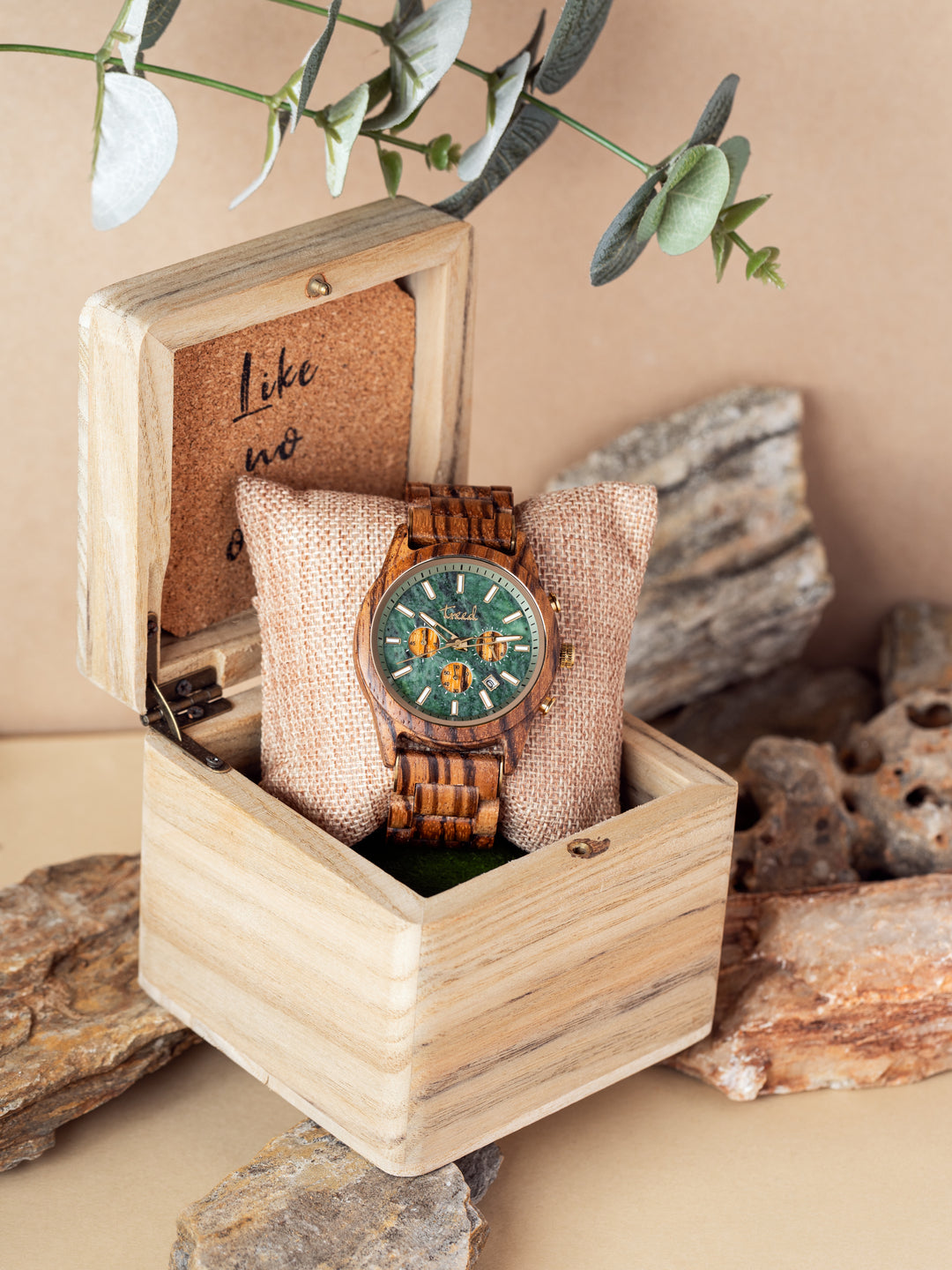 Treed Canopy (Zebrawood/Green Marble)