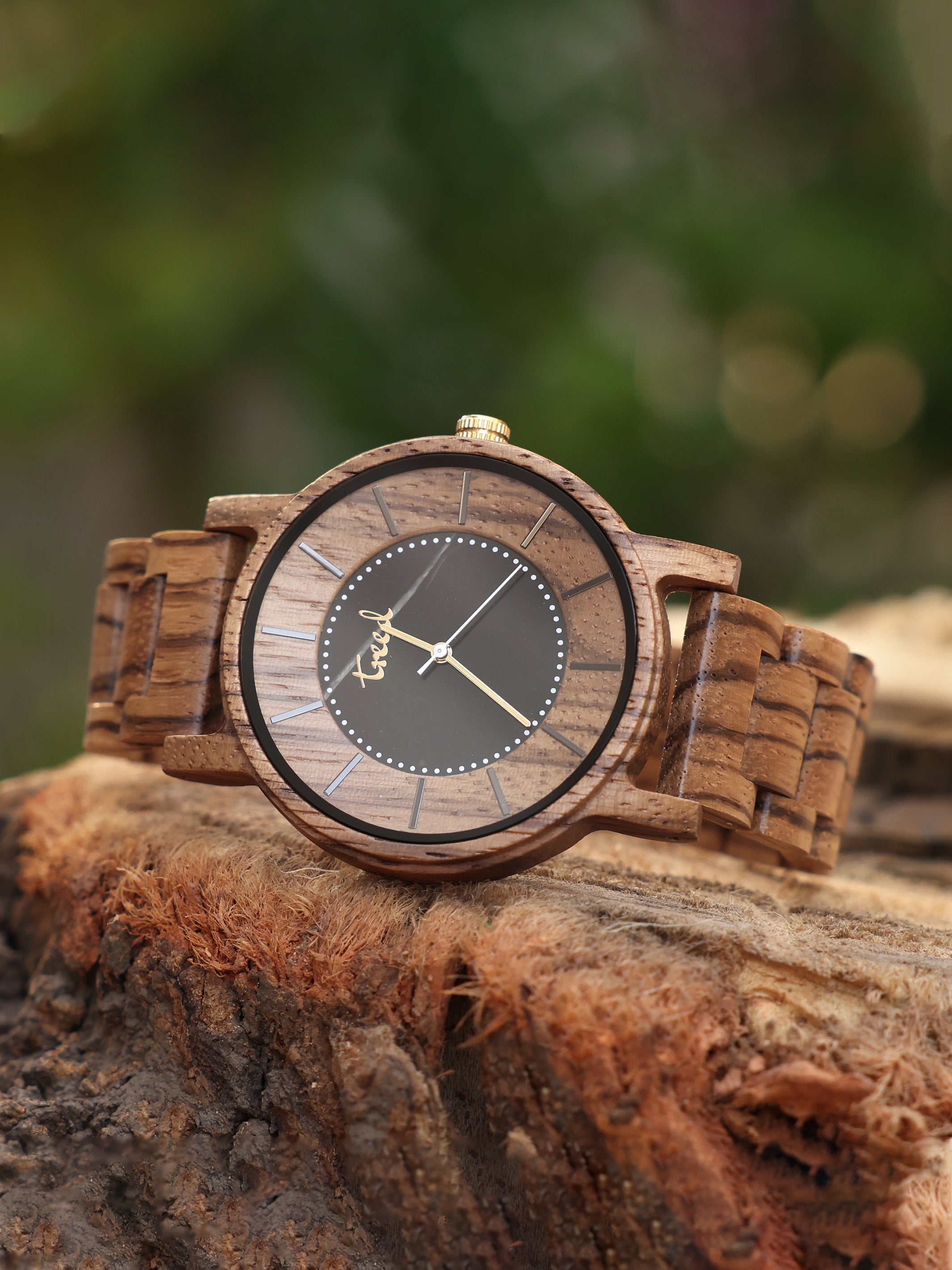 Mens Wooden Watch, Personalised Watch For Him, Engraved Jewelry For Men -  The Wood Look